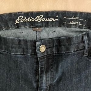 Eddie Bauer jeans trouser cut curvy fit 16P